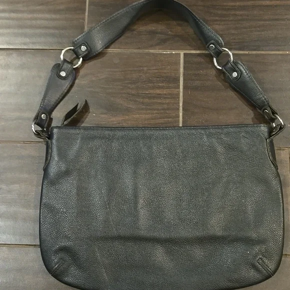 HARLEY-DAVIDSON Black Leather Shoulder Bag - Picture 4 of 4